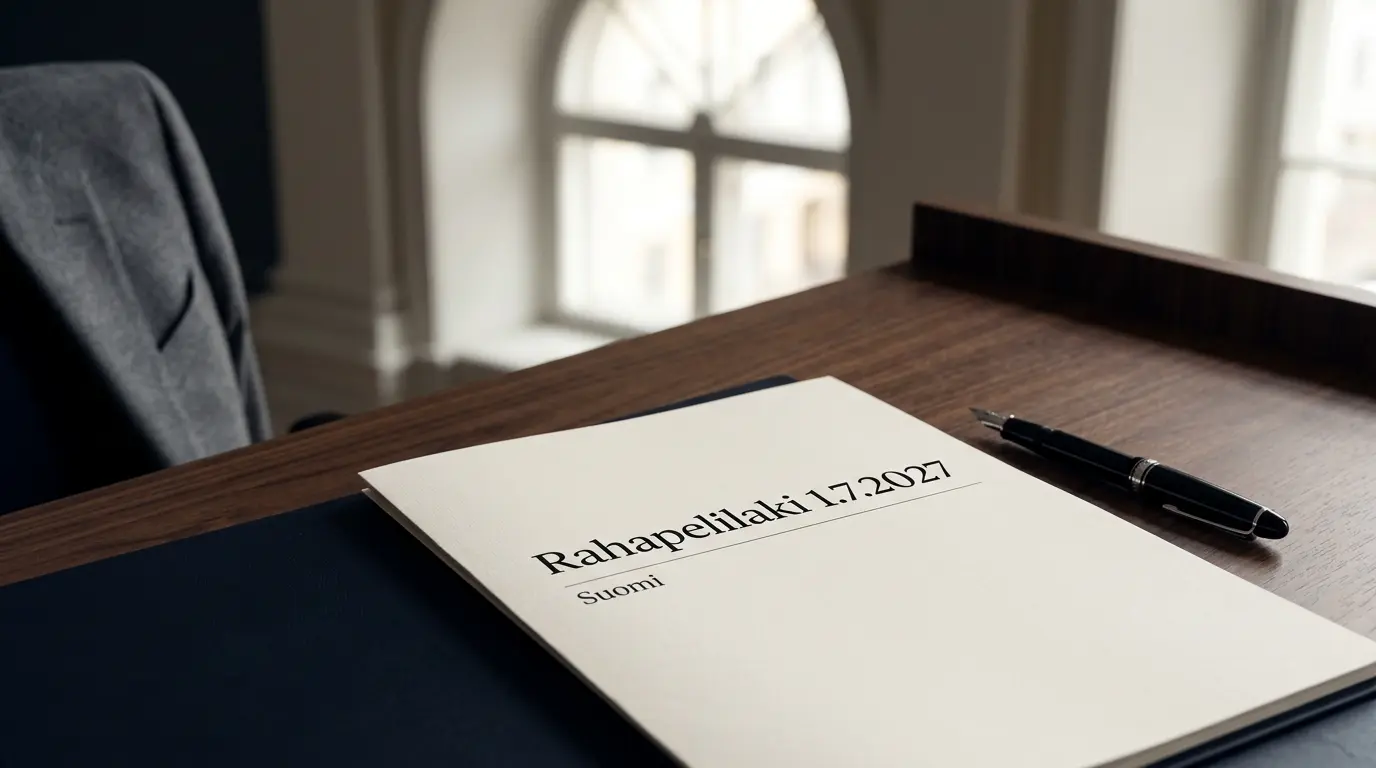 Suomen rahapelilain uudistus 1.7.2027 ja kryptovaluuttojen asema